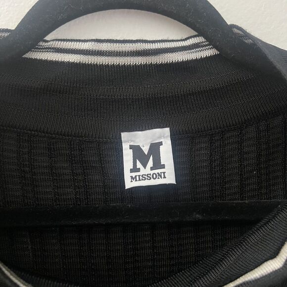 M Missoni Women’s‎ Cowl Neck Wrap Long Sleeve Tunic Lambs Wool Blend Size 6 - Picture 4 of 16